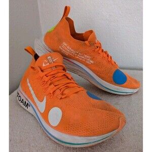 Nike Shoes Off-White X Zoom Fly Mercurial Flyknit Men's Sz 10.5 Orange